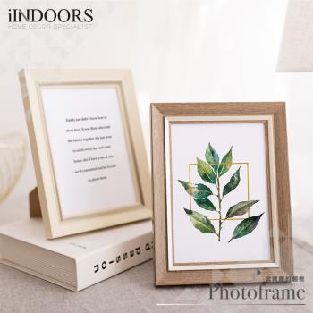 【iINDOORS】6x8 清新 復古 北歐簡約相框 含立架 可直立橫放