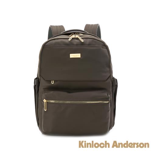 【金安德森】Heloise 多功能後背包-褐綠色