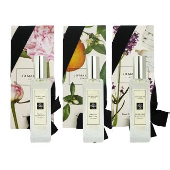 [限量花盒版]JO MALONE 香水(30ml) 多款任選[橙花/牡丹與胭紅麂絨/白樺木與薰衣草]贈品牌紙袋[母親節限定]