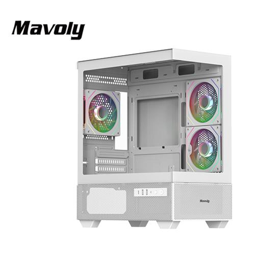 【Mavoly 松聖】4070+ 海景房電腦機殼｜全景設計｜個性化電競機殼