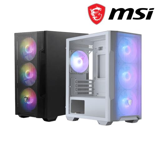 【MSI 微星】MAG FORGE M100R /WHITE 電腦機殼｜透光側板｜電競專用設計
