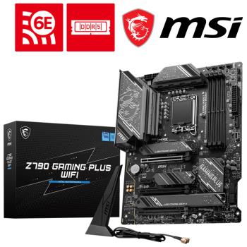 【MSI 微星】Z790 GAMING PLUS WIFI 主機板｜高階超頻平臺｜高速連線