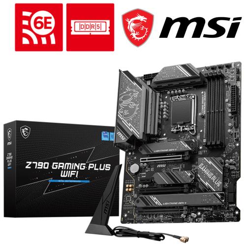 【MSI 微星】Z790 GAMING PLUS WIFI 主機板｜高階超頻平台｜高速連線