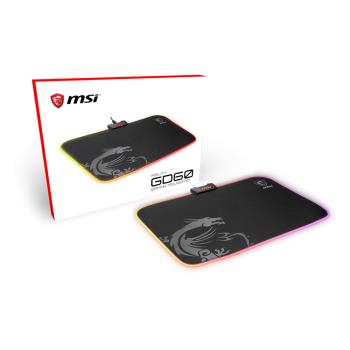 【MSI 微星】AGILITY GD60 電競滑鼠墊｜防滑設計｜極致滑行體驗