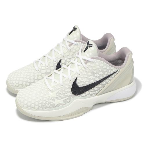 Nike 籃球鞋 Kobe VI GS 大童 女鞋 全明星2.0 Sail 滿天星 運動鞋 FV9676-100