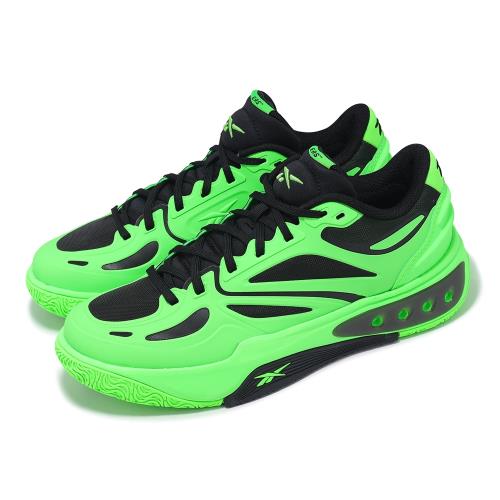 Reebok 籃球鞋 Engine A 男鞋 綠 黑 Solar Lime 支撐 緩衝 復古 運動鞋 100218464