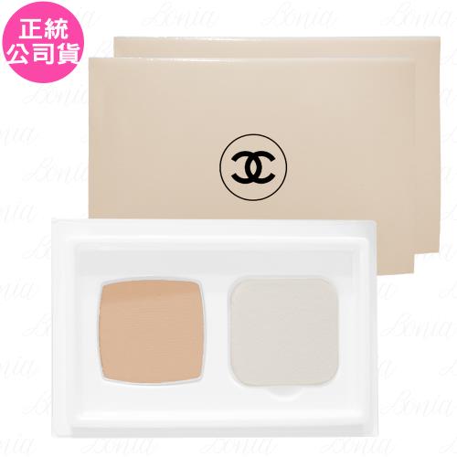 CHANEL 香奈兒 珍珠光感輕透防護粉餅SPF25 PA+++(精巧版)(#B10)*2(公司貨)