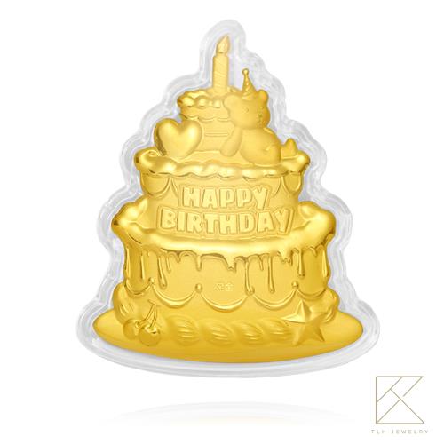 【TLH】黃金蛋糕 金箔( 情人節 生日 送禮)