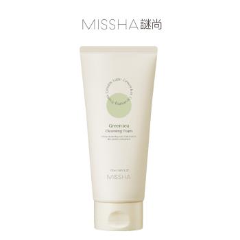 【MISSHA謎尚】綿密拿鐵保濕洗面乳-清新綠茶 (172ml/罐)x1