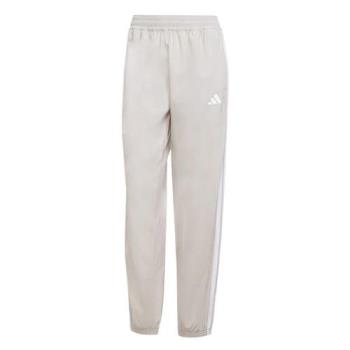 Adidas 縮口長褲 女裝 排汗 口袋 灰白【運動世界】JD6522