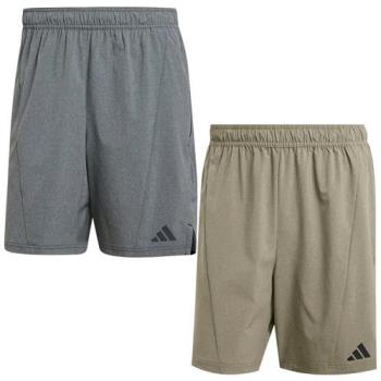 Adidas 排汗短褲 男裝 拉鍊口袋 灰/綠【運動世界】JE5679/JI8145