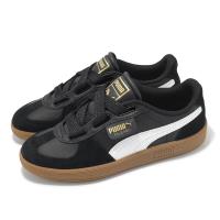 Puma 休閒鞋 Palermo Wide Lace SD 女鞋 黑 白 復古 膠底 40210902