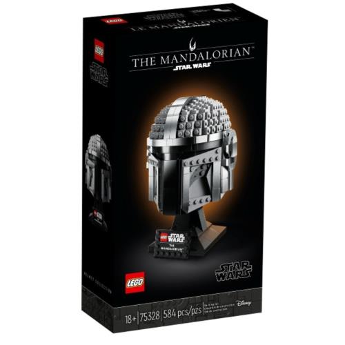 【LEGO 樂高】#75328 曼達洛人™ 頭盔