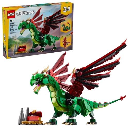 【LEGO 樂高】#31161 創意百變系列 3 合 1 中世紀飛龍
