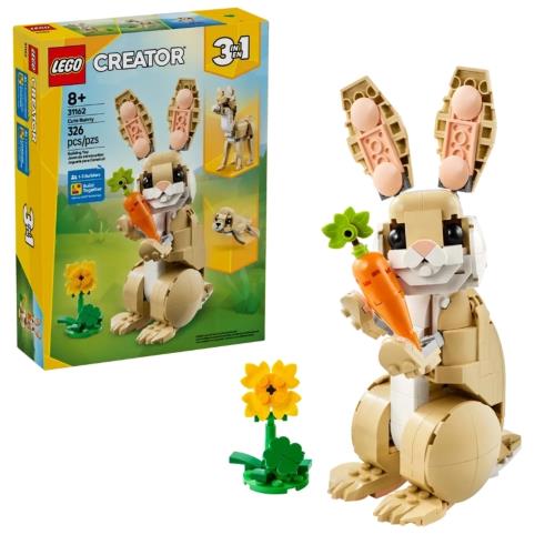 【LEGO 樂高】#31162 創意百變系列 3 合 1 可愛兔子
