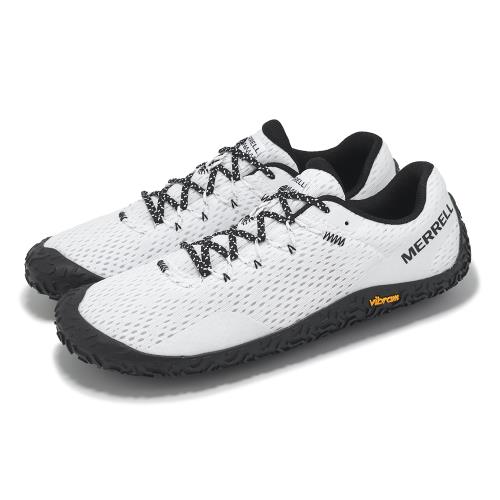 Merrell 戶外鞋 Vapor Glove 6 男鞋 白 黑 黃金大底 赤足訓練鞋 溯溪鞋 ML500631
