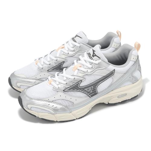 Mizuno 休閒鞋 MXR 男鞋 女鞋 銀 白 拼接 復古 千禧跑鞋 Sport style 美津濃 D1GA2451-09