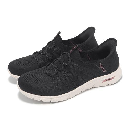 Skechers 懶人鞋 Arch Fit Refine 2 Slip-Ins 女鞋 黑 粉 瞬穿科技 輕量 健走鞋 104684BKMV