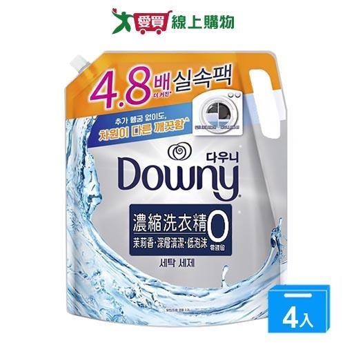 Downy濃縮洗衣精茉莉花香補充包2200mlx4入(箱)【愛買】