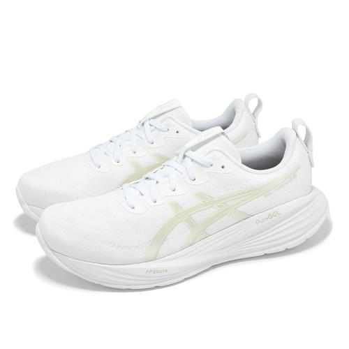 Asics 慢跑鞋 GEL-Cumulus 27 男鞋 白 緩衝 厚底 輕量 路跑 休閒 運動鞋 亞瑟士 1011B960100