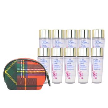 [原生透亮組]雅詩蘭黛 微分子肌底原生露櫻花輕盈版(30ml)*10 +贈品牌化妝包 百貨公司專櫃貨
