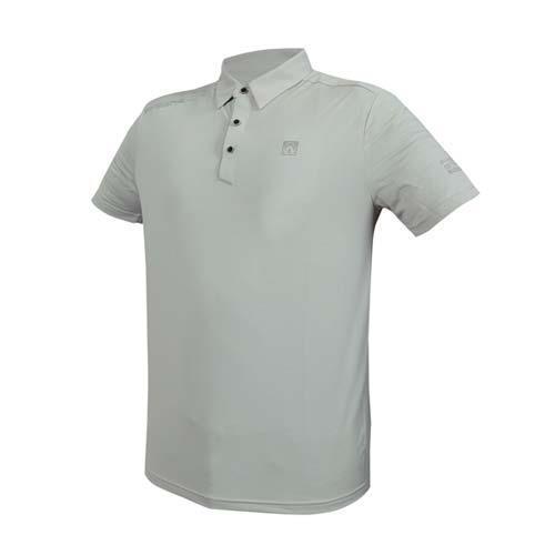 FIRESTAR 男短袖冰感機能POLO衫-慢跑 路跑 休閒 涼感 反光