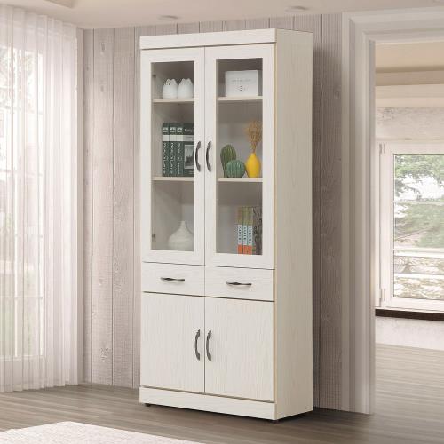 【Homelike】 喜家居2.7尺中抽書櫃(2503)