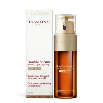 CLARINS 克蘭詩 超級精華-黃金雙激萃(清爽版)(50ml)-國際航空版-期效202602