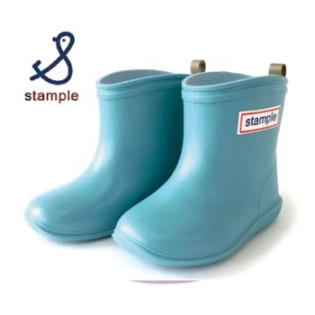 日本製 stample 兒童雨鞋75005-馬卡龍藍色