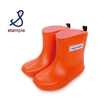 日本製 stample 兒童雨鞋75005-橘色