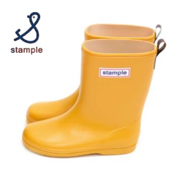 日本製 stample 兒童雨鞋75005-黃色