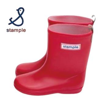 日本製 stample 兒童雨鞋75005-紅色