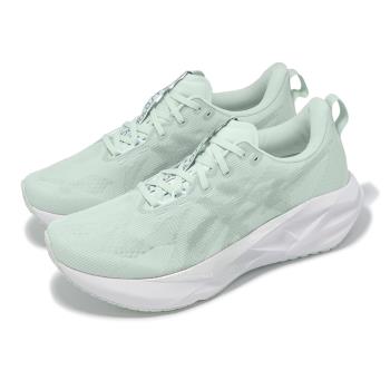 Asics 慢跑鞋 Novablast 5 男鞋 綠 灰 輕量 彈力 厚底 路跑 運動鞋 亞瑟士 1011B974300