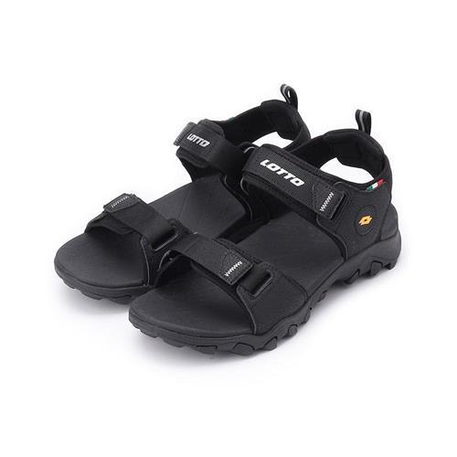 LOTTO 帕爾馬 休閒健走涼鞋 黑 LT5AMS9390 男鞋 鞋全家福