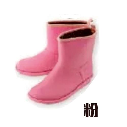 【Charming】日本製 時尚造型【個性雪靴雨鞋】-粉色-712