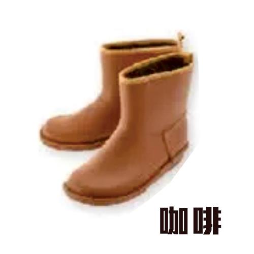 【Charming】日本製 時尚造型【個性雪靴雨鞋】-淺咖色-712