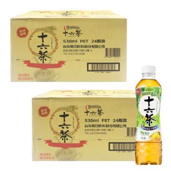 ASAHI 朝日 十六茶零咖啡因複方茶530mlx24入x2箱