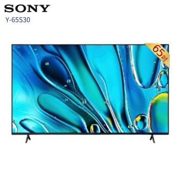 SONY BRAVIA 3 65型 X1(Y-65S30) 4K HDR Google TV顯示器