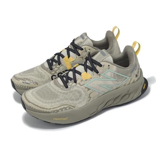 New Balance 越野跑鞋 Hierro V8 GTX 2E 男鞋 寬楦 卡其 黑 防水 黃金大底 戶外 運動鞋 NB MTHIGF8-2E