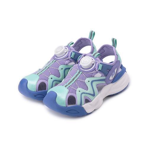 GOODYEAR 恣意玩趣 旋扣護趾運動涼鞋 紫 GAKS58907 中大童鞋 鞋全家福