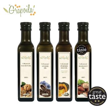 Grapoila 匈牙利100%冷壓油 250ml 南瓜籽/榛果/核桃