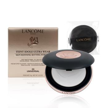 LANCOME蘭蔻 零粉感超持久柔焦蜜粉餅10g，專櫃正品，法國原裝進口。具備保濕與遮瑕功效，適合各種肌膚使用，提供自然柔焦妝效，持妝時間長，輕盈不厚重，打造無瑕透亮肌膚。