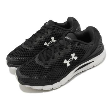 Under Armour 慢跑鞋 Charged Intake 5 黑 白 女鞋 透氣 緩震 運動鞋 UA 3023564001