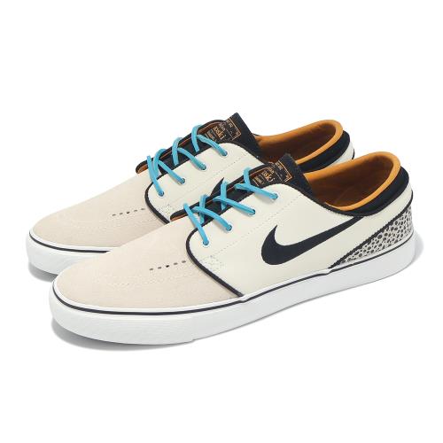 Nike 滑板鞋 SB Zoom Janoski OG+ Electric 男鞋 米白 黑 休閒鞋 FZ1234-001