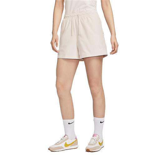 【下殺】Nike 中腰短褲 女裝 抽繩 米【運動世界】FV7558-104