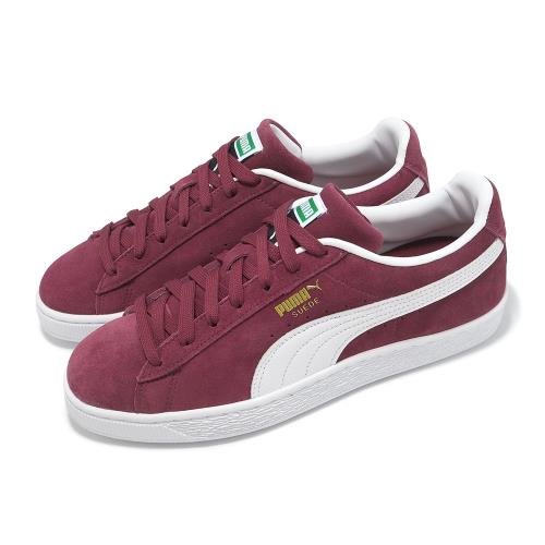 Puma 休閒鞋 Suede Classic 男鞋 女鞋 紅 白 麂皮 復古 情侶鞋 板鞋 39978105