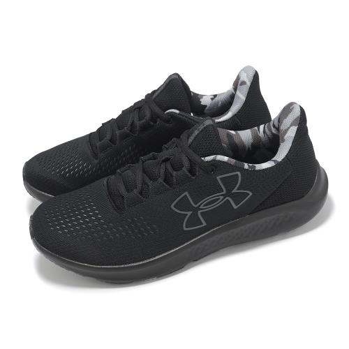 Under Armour 慢跑鞋 Charged Pursuit 3 BL Camo 男鞋 黑 透氣 輕量 緩衝 運動鞋 UA 3027156002