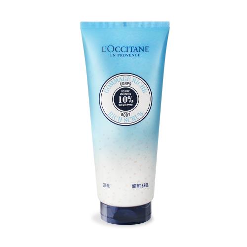 LOCCITANE 歐舒丹 乳油木保濕去角質美體霜(200ml)-國際航空版-期效202512