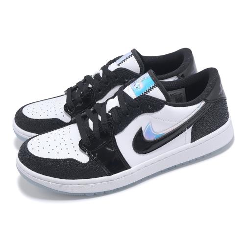 Nike 高爾夫球鞋 Air Jordan 1 Low Golf NRG 男鞋 女鞋 黑 白 炫彩 休閒鞋 FZ4159-100