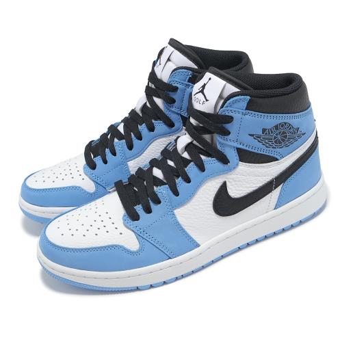 Nike 高爾夫球鞋 Air Jordan 1 High Golf 男鞋 藍 白 黑 休閒鞋 AJ1 DQ0660-400